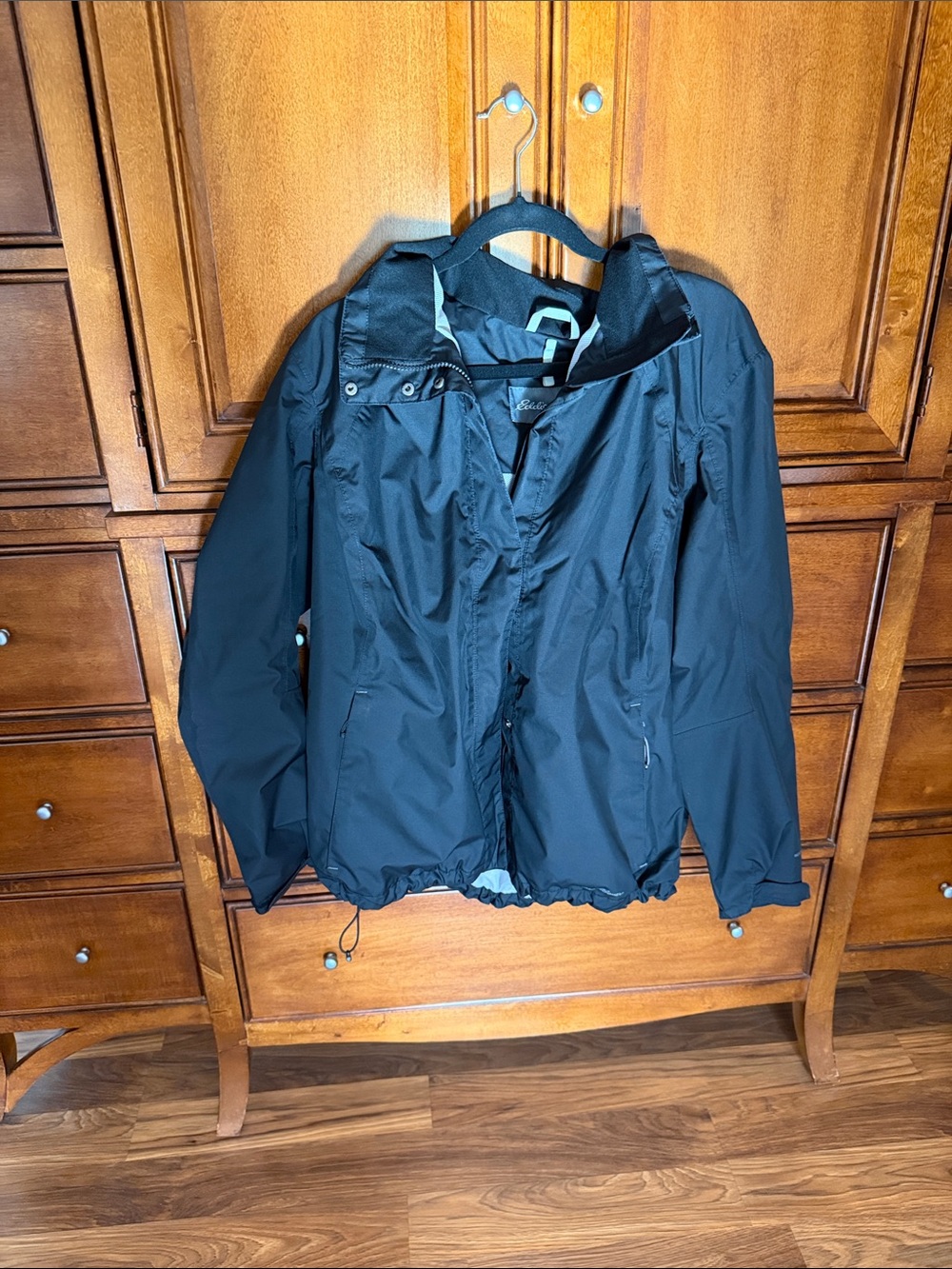 Eddie Bauer Black Trench Coat